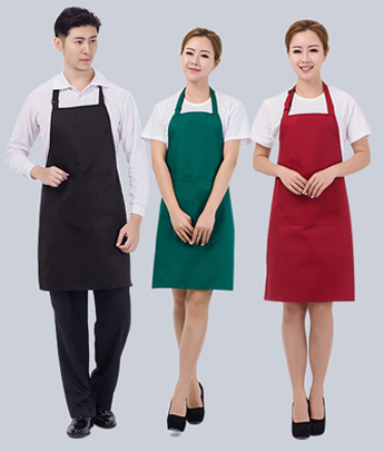 超市咖啡店奶茶店服務員圍裙韓版